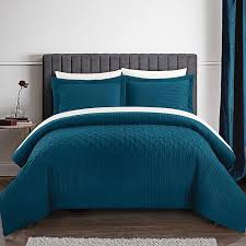 black and teal bedding the world
