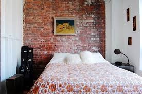 cozy bedrooms with brick walls