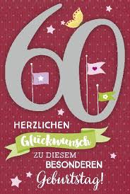 Nach dem leben in den letzten 60 jahren, ist es zeit, die letzten jahre, die hindernisse erlebt haben, aufregung und schaffen leben zu feiern. Depesche Geburtstagskarte 60 Geburtstag Mit Musik Rot Geschenkewunderland