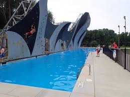 Wall Climbing Over A Pool Picture Of