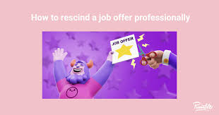 how to rescind a job offer