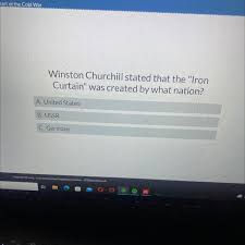 winston churchill stated that the iron