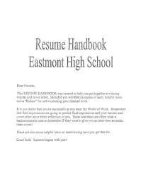 Sample Cover Letters For High School Students With No Experience
