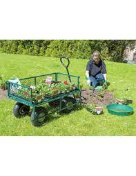 Draper Steel Mesh Garden Trolley Cart 200kg