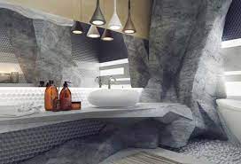 Luxury Bathroom Design Inspired By Rock
