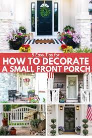 how to create the small front porch of
