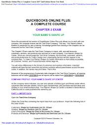 Keep reading to discover what these courses have to offer you and the materials they. Quickbooks Online Plus A Complete Course 2017 2nd Edition Horne Test Bank By Alibaban332 Issuu