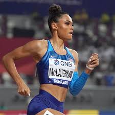 Female sports is like the special olympics. Sydney Mclaughlin 400m Hurdles Promotions