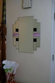 Art Deco Mirror Stained Glass Wall