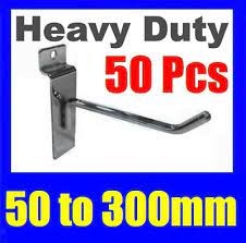Bulk Slatwall Heavy Duty Hooks 50mm To