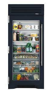 36 Glass Door Refrigerator Column