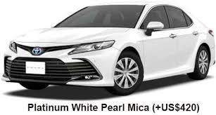New Toyota Camry Colors Photo