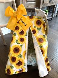 Baby Car Seat Cover Sunflower Fl