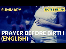 prayer before birth nbse cl 12