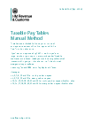 taxable pay tables manual method gov uk