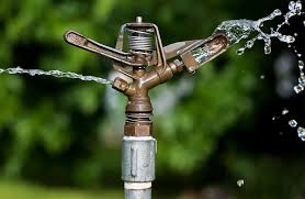 This device sprays water in a small area of field instead of dripping the water from emitters. Irrigation Sprinkler Wikipedia