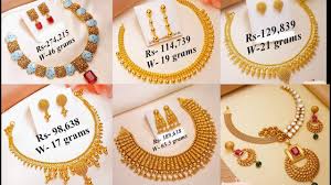 latest gold necklace designs 2022