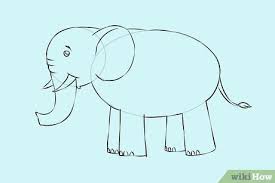 6.dan 2 buah lingkaran didalam kepala gajah tersebut. 4 Cara Untuk Menggambar Gajah Wikihow