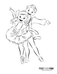 12 ballerina coloring pages ballet