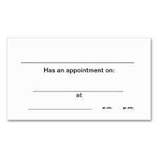 238 Best Appointment Business Cards Images Business Cards