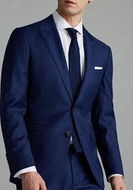 Us 47 8 37 Off Royal Blue Mens Business Suit Groom Suit Wedding Dresses Casual Custom Suit New Mens Fashion Slim Fit 2pcs Jacket Pants In Suits