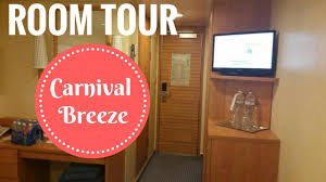 carnival breeze interior stateroom tour