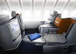 lufthansa business cl seat and cabin