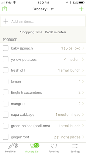 How The Grocery List Works Mealime Support Docs