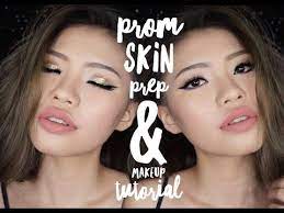 prom night skin preparation makeup