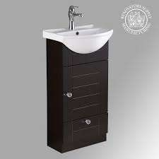 Plus, look for bathroom hardware that matches your new vanity. Renovators Supply Manufacturing Mahayla 17 3 4 In Bathroom Vanity Sink Combo In Black With Ceramic Sink In White With Faucet Drain And Overflow 21955 The Home Depot