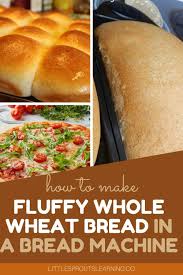 homemade whole wheat bread machine recipe