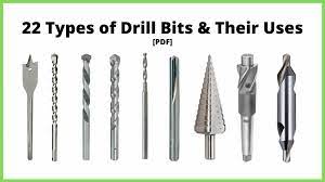 drill bit 22 types of drill bits how