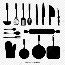 kitchen utensils png, vector, psd, and