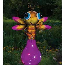 Solar Firefly Lantern Pink