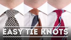 3 easiest tie knots for beginners use