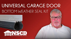 universal garage door bottom weather