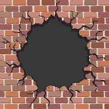 Broken Brick Wall Images Free