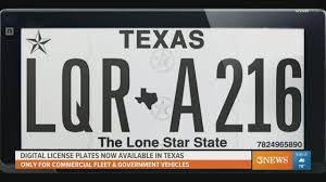 texas offers digital license plates to