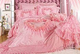 Pink Lace Rose Bedding Sets