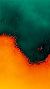 480x854 orange green abstract 4k