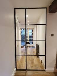 Metal Framed Doors Black Glass Door