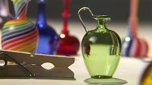 Miniature Hand Blown Glass Vessels And