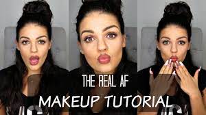 real af makeup tutorial