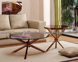 Round Glass Coffee Table Stylish Legs