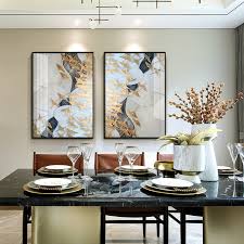 If you have a goal to painting dining room this selections may help you. Modern Minimalist Restaurant Decoration Painting Table Abstract Dining Room Hanging Painting Dining Room Wall Decoration Mural