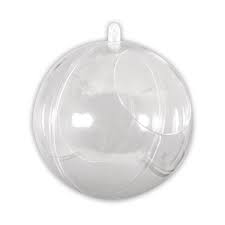 Une idée simple pour transformer une simple boule transparente en jolie boule de noël aux motifs graphiques soulignés par la brillance des paillettes. Boule De Noel Transparente A Garnir 100 Mm Avec Ouverture De 60 Mm X1 Perles Co