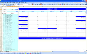 Event Schedule Template Excel Work Plan Calendar Mo Mychjp