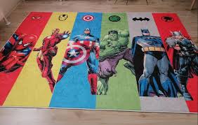 marvel super heroes rug for boys