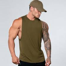men sleeveless shirt jogging vest
