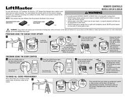 user manual liftmaster 893lm english